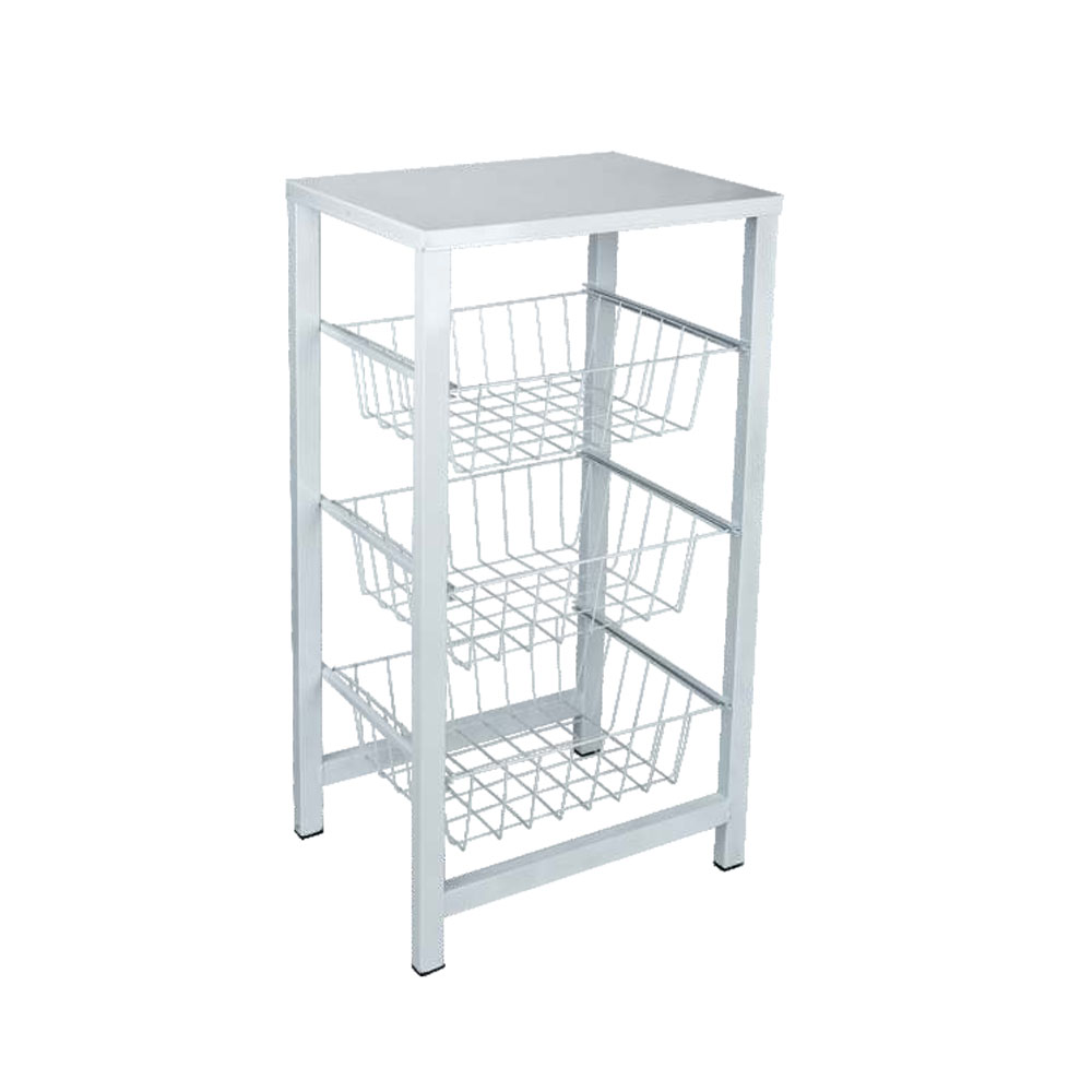 imagem de Fruteira Retangular Genova 3 Andares