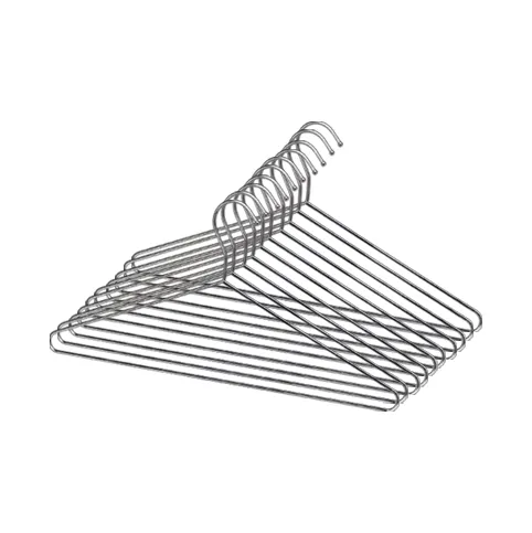 imagem de Cabide Tintureiro Com 10 Unidades Cromado