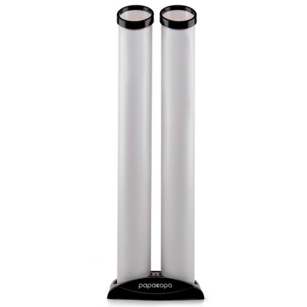 imagem de Lixeira Coletora Para Copos Plastico Dupla