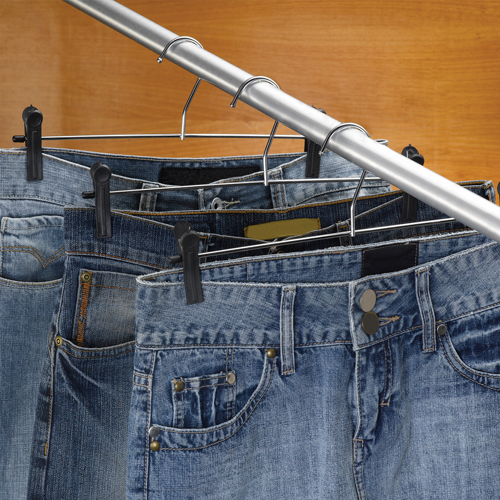 imagem de Cabide Saia Com Presilhas Cromado