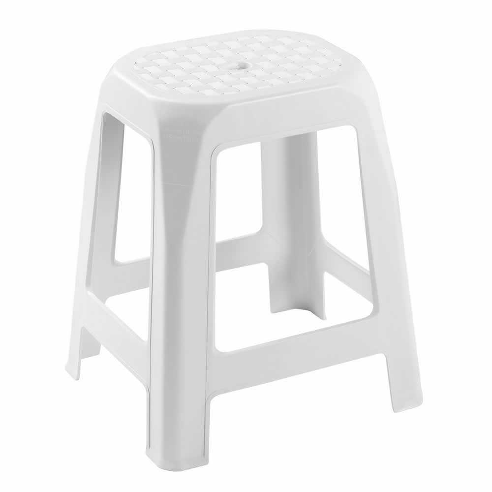 imagem de Banqueta Plástica Adulto Branca