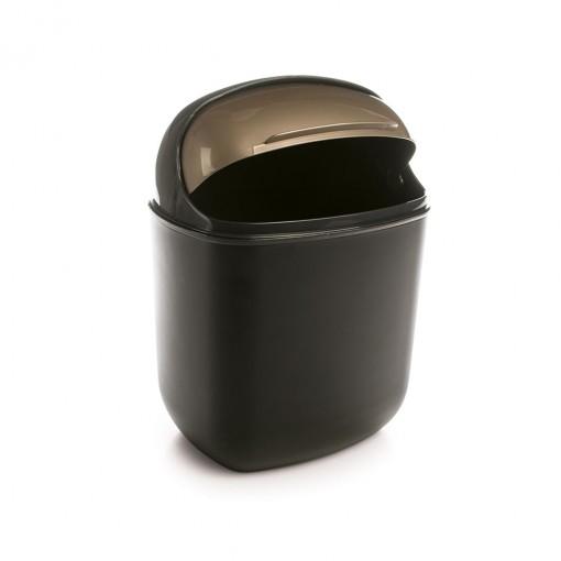 imagem de Lixeira Flip Top Ecoblack 9,3 Litros