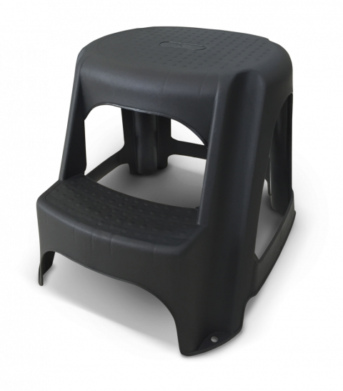 imagem de Banqueta Plástica Step Multiuso Preta