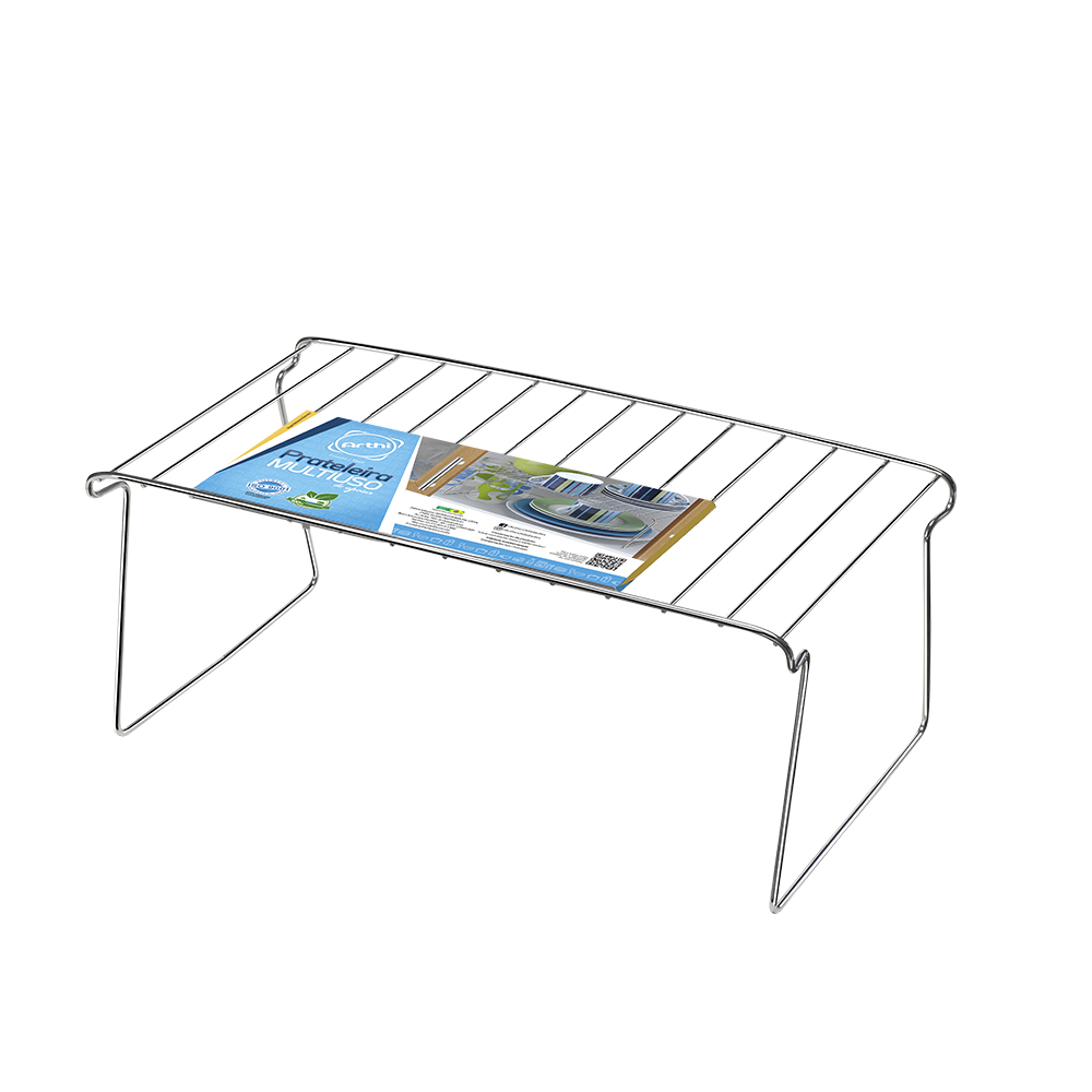 imagem de Prateleira Multiuso de Apoiar Cromada