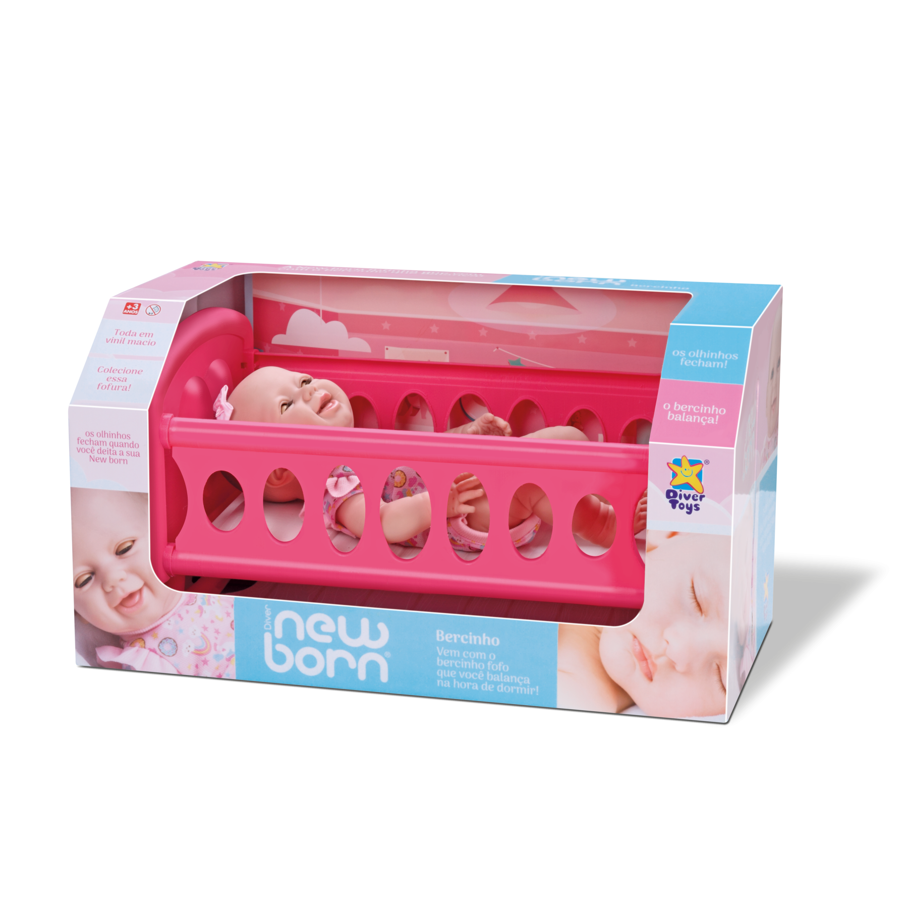 imagem de Boneca Diver New Born Bercinho