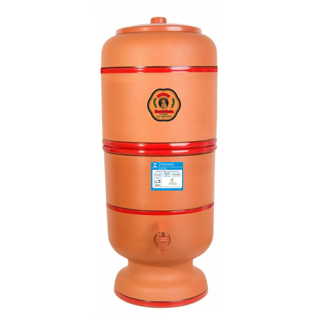 imagem de Filtro de Barro Nº5 3 Velas 8 Litros