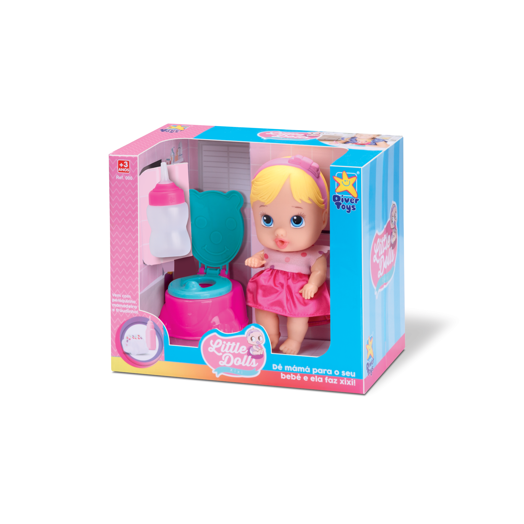 imagem de Boneca Faz Xixi Little Dolls