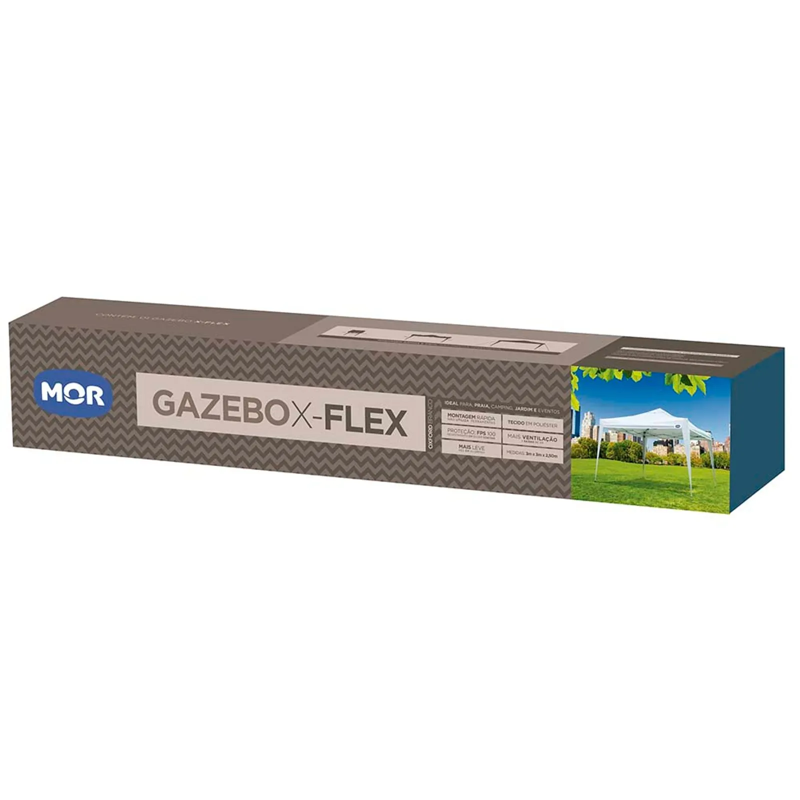 imagem de Gazebo X-flex Oxford 3x3 Metros Branco