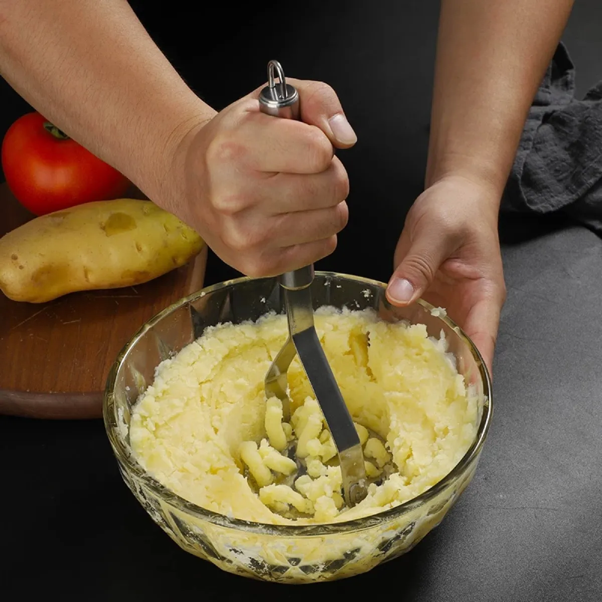 imagem de Amassador de Batatas Aco Inox