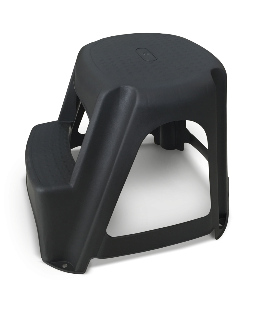 imagem de Banqueta Plástica Step Multiuso Preta