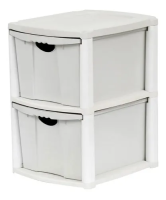 imagem de Gaveteiro Com 2 Gavetas Gigantes Gv41 Branca