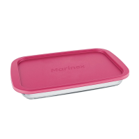 imagem de Assadeira Marinex Retangular Com Tampa 1,6 Litros