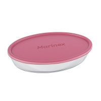 imagem de Assadeira Marinex Oval Com Tampa 3,2 Litros