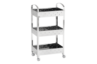 imagem de Carrinho Organizador Inox Suprema 40x28x77 cm